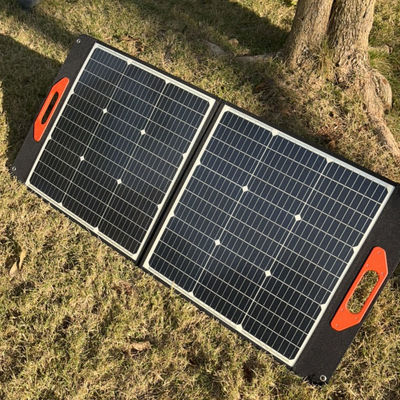 100W pannello solare nero flessibile MSDS UN38.3 pannello solare pieghevole
