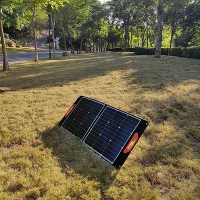 100W pannello solare nero flessibile MSDS UN38.3 pannello solare pieghevole