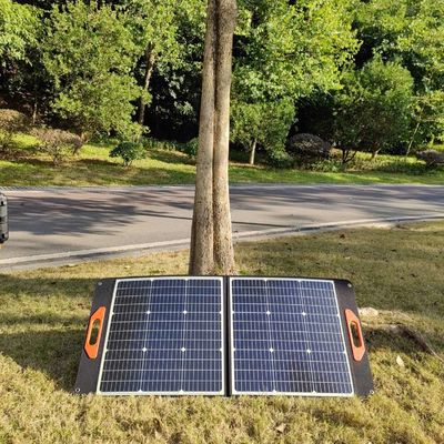 100W pannello solare nero flessibile MSDS UN38.3 pannello solare pieghevole