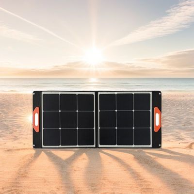 100W pannello solare nero flessibile MSDS UN38.3 pannello solare pieghevole