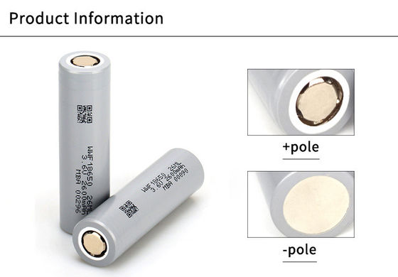 3.6V 2600mAh batteria ricaricabile a ioni di litio 18650 batteria per basse temperature