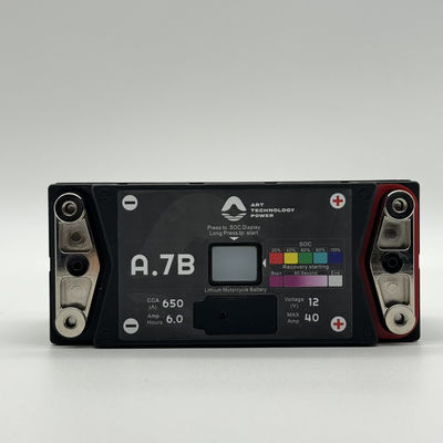 12V 6a batteria al litio ferro fosfato A7B batteria di avvio di emergenza