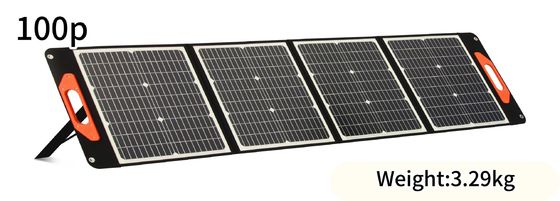 Centrale fotovoltaica portatile all'aperto con pannello solare