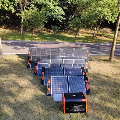 Pannelli solari pieghevoli a cristallo singolo 30W * 2PCS Generatore solare per la casa
