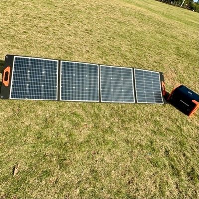 Sistemi di energia solare per campeggio a cristallo singolo 22,8% pannelli solari leggeri per campeggio