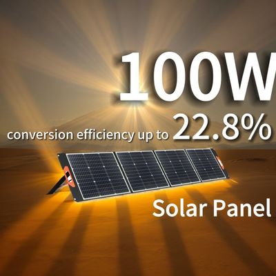 pannello solare monocristallino di silicio 100W 200W cellule fotovoltaiche modulo pannello solare pieghevole portatile