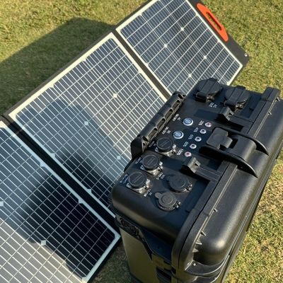 Fornitura di energia 200W pannello solare caricabatterie Sistema di energia solare portatile con certificazione CE