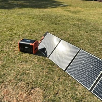 pannelli solari portatili pieghevoli monocristallini di 200 W per alimentazione esterna