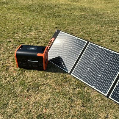 60W pannelli solari pieghevoli leggeri e neri con servizio post-vendita e