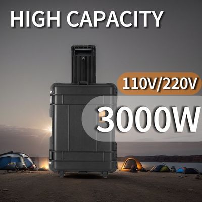 Stazione elettrica portatile ad alta potenza da 3000 W con batteria al litio ferro fosfato