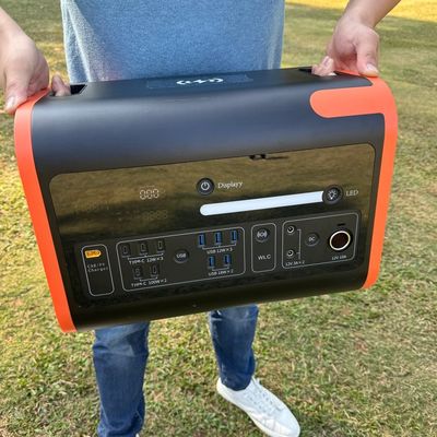 Campeggio all'aperto Potenza portatile Centrale solare 2048wh 2200W Batteria LiFePO4