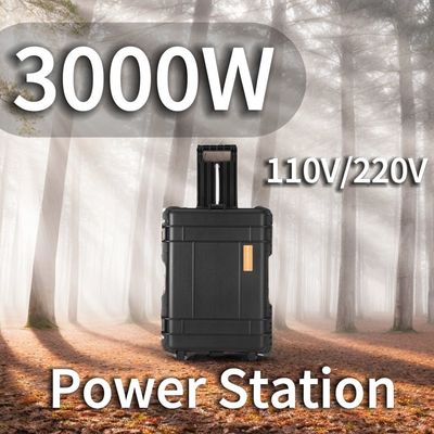 Ruote di carrello essenziali per esterni e bastone telescopico LiFePO4 Battery Power Bank 3000wh