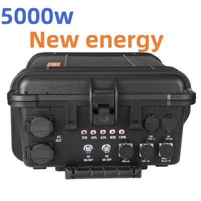 5000W AC Outlet Portatile Centrale Solare Generatore di emergenza Inverter ricaricabile Power Bank con 110V/220V