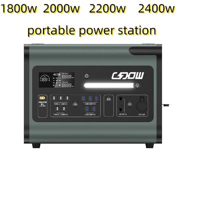 2048wh Stazione solare con pannello inverter e alimentazione portatile a uscita 220V AC