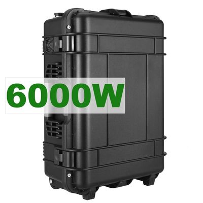 Centrale elettrica generatrice solare a batteria al litio ternaria da 6000 W per attività all'aperto