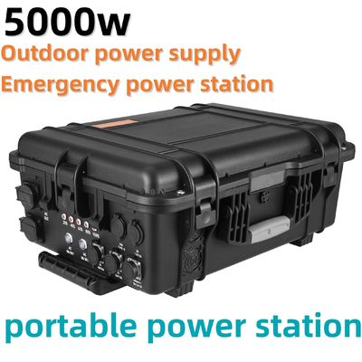 Stazione di ricarica solare esterna mobile da 3000W/4000W/5000W con usb/tipo-C 18W di uscita massima