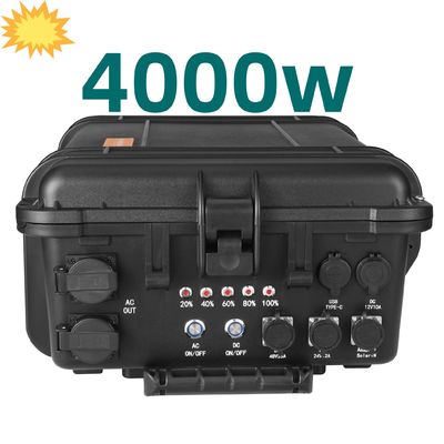 Centrale elettrica portatile a ricarica ultra veloce da 4000W con batteria al litio LiFePO4 da 42 kg