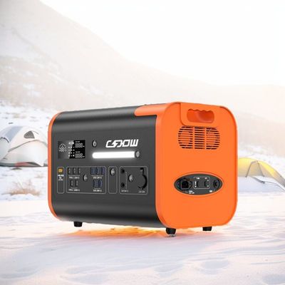 Invertitore di onde sinusoidali puro 2200W LiFePO4 Generatore solare portatile nero per alimentazione di riserva