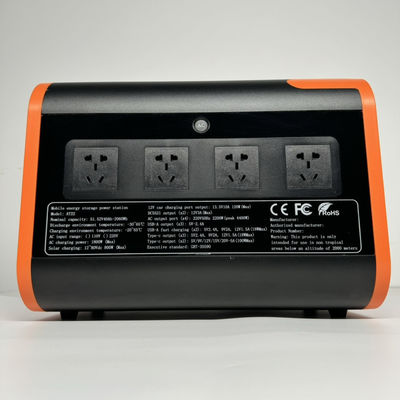 Centrale solare portatile generatore di batterie LiFePO4 da 2200W per la famiglia e le emergenze