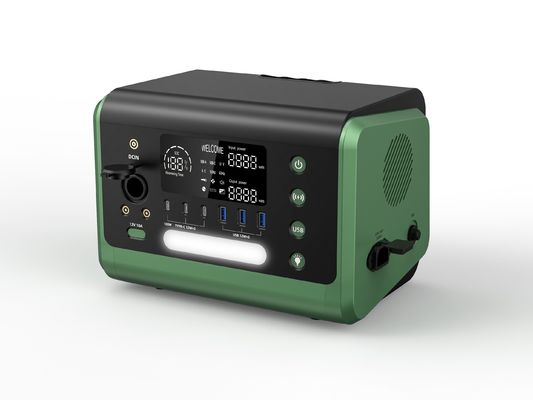 Centrale di energia solare portatile da 600wh e ricarica wireless da 15W
