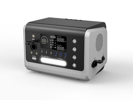 Centrale di energia solare portatile da 600wh e ricarica wireless da 15W