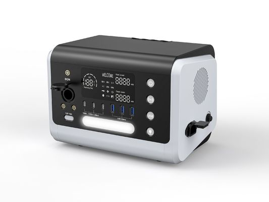 Centrale di energia solare portatile da 600wh e ricarica wireless da 15W