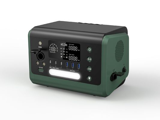 Centrale di energia solare portatile da 600wh e ricarica wireless da 15W