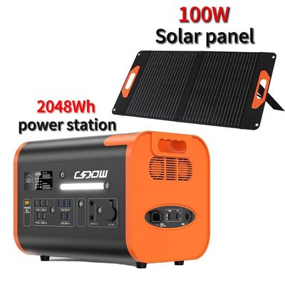 600W 1800W 2000W batteria portatile di litio ferro fosfato per la centrale eolica solare