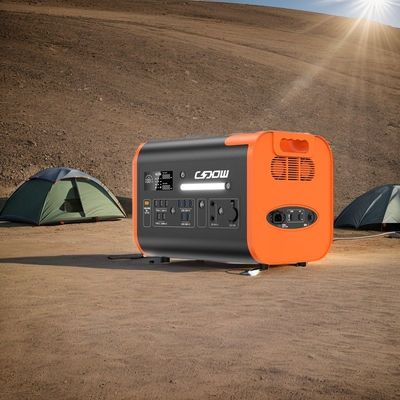 2048wh Capacità nominale Centrale elettrica portatile con ricarica rapida 1500W e pannelli solari
