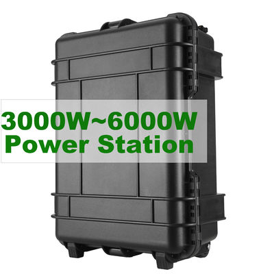 15A Max AC corrente di uscita centrale solare portatile 5000W per casa e campeggio