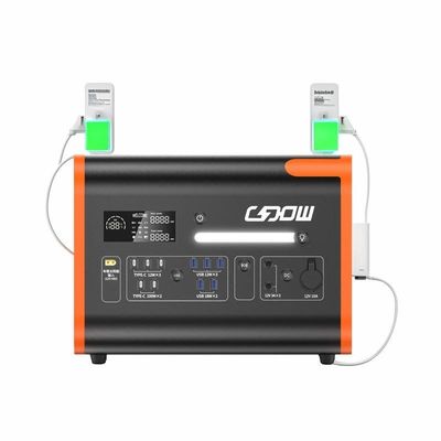 Emergency Standby Energy Storage Battery Portatile Power Station 2200W con carica principale