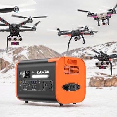 Germania 2000W 2048wh AC-DC Output Plug Electric Mobile Portable Lithium Power Station Generatore solare