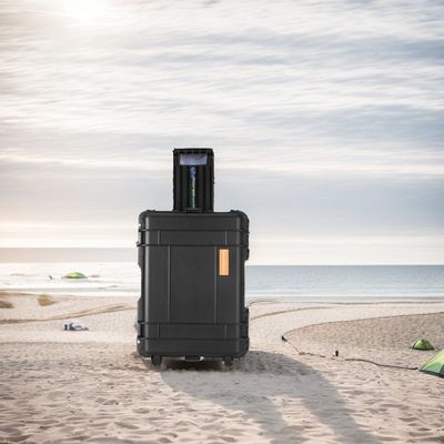 Tutti i marchi compatibili 3000wh LiFePO4 Batteria al litio Immagazzinamento di energia Fornitore di alimentazione con ruota a punta Disegno facile