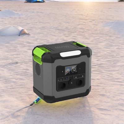 Caricabatterie solari mobili elettriche da 1500W per emergenza e soluzione di centrale elettrica portatile