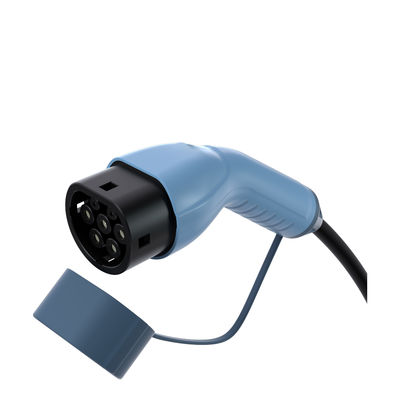 Stazione di ricarica elettrica portatile blu 3.5kw Caricabatterie elettriche mobili per uso stradale