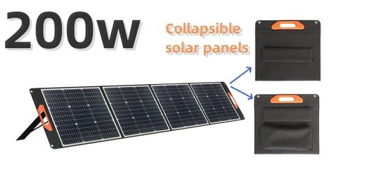 CE pannello solare al silicio monocristallino 200W per centrale elettrica portatile