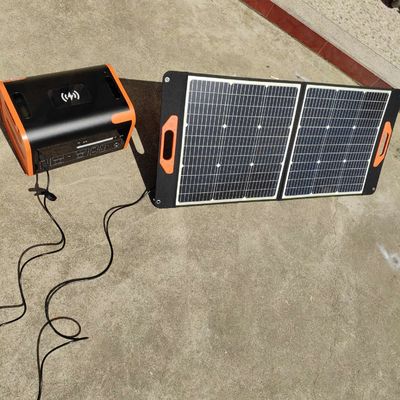 Pannello solare monocristallino nero 100W Cella solare a silicio monocristallino