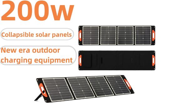 pannelli solari pieghevoli 200W silicio monocristallino ideale per la casa campeggio all'aperto