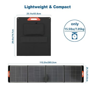 300W pannelli solari pieghevoli per campeggio