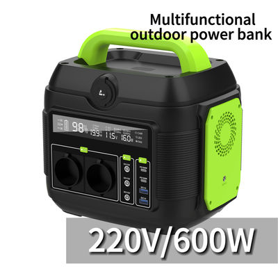 Stazione di alimentazione solare portatile da 220V a 600W per campeggio all'aperto per caricabatterie di emergenza e stoccaggio di energia
