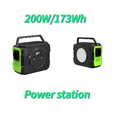 Uscita di corrente alternata di onda modificata 200W Immagazzinamento di energia Stazione elettrica di emergenza per esterni mobili