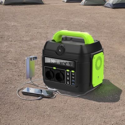 600W 576wh Generatore di energia solare per uso domestico 110V 220V 6kg Stazione elettrica portatile all'aperto