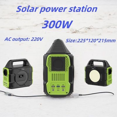 Stoccaggio di energia rinnovabile Generatore portatile da 300W per campeggio all'aperto e ricarica dei droni