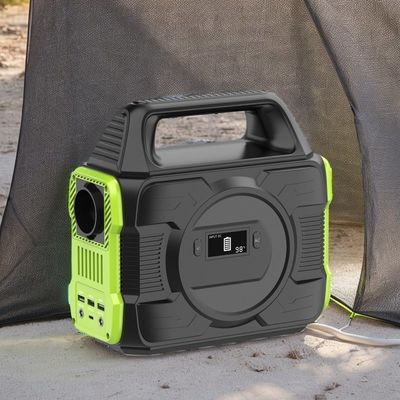 Stazione elettrica portatile all'aperto con display a cristalli liquidi e alta potenza di 2200W