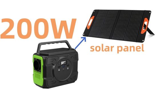 Centrale elettrica da campeggio con batteria ricaricabile portatile da 200W Generatore solare S2X-173