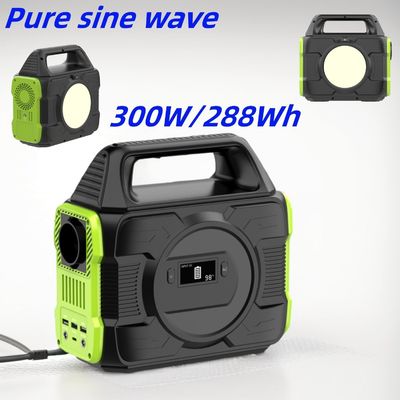 Alimenta le tue avventure all'aria aperta con un pacchetto di batterie solari da 300W e potenza