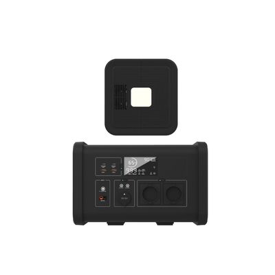 LiFePO4 Home Power Outage Centrale elettrica portatile con 700W di potenza di uscita CA e luce LED