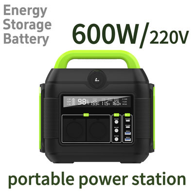 576wh Sistema di accumulo di energia solare a capacità nominale con presa a corrente alternata e banca di energia solare