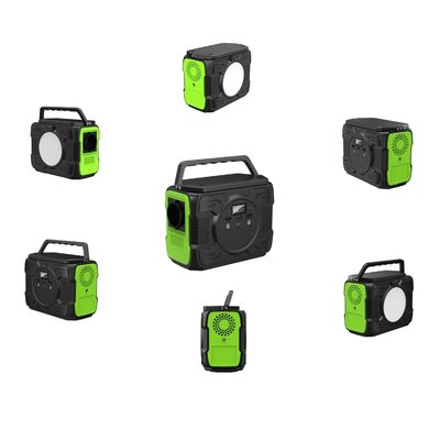 Facile utilizzo Centrale elettrica portatile da 200 W con carica solare e batteria agli ioni di litio