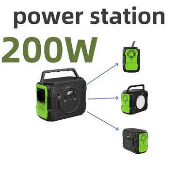 200W generatore di energia solare per il deposito di energia calda portabile di potenza mobile per balcone di emergenza RV